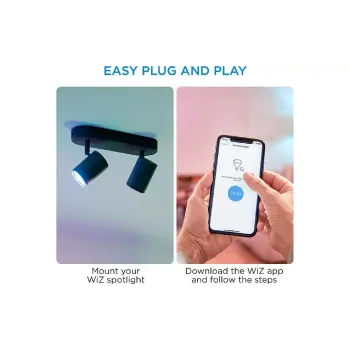 Lámpa WiZ, Black (929002659101)