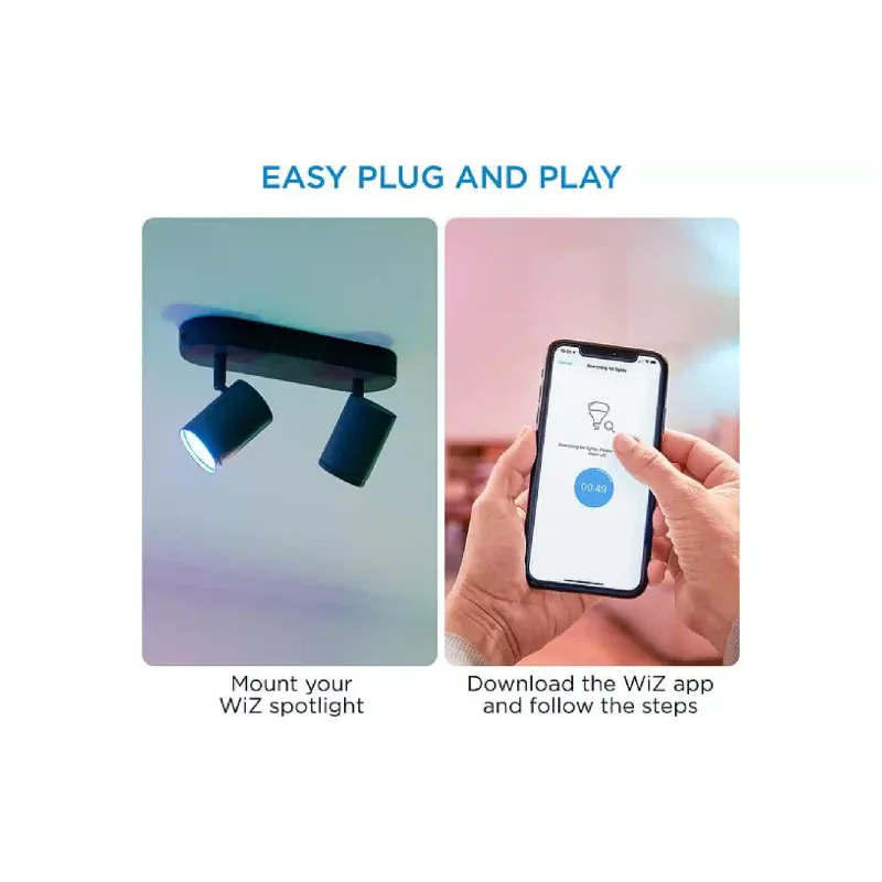 Lámpa WiZ, Black (929002659101)