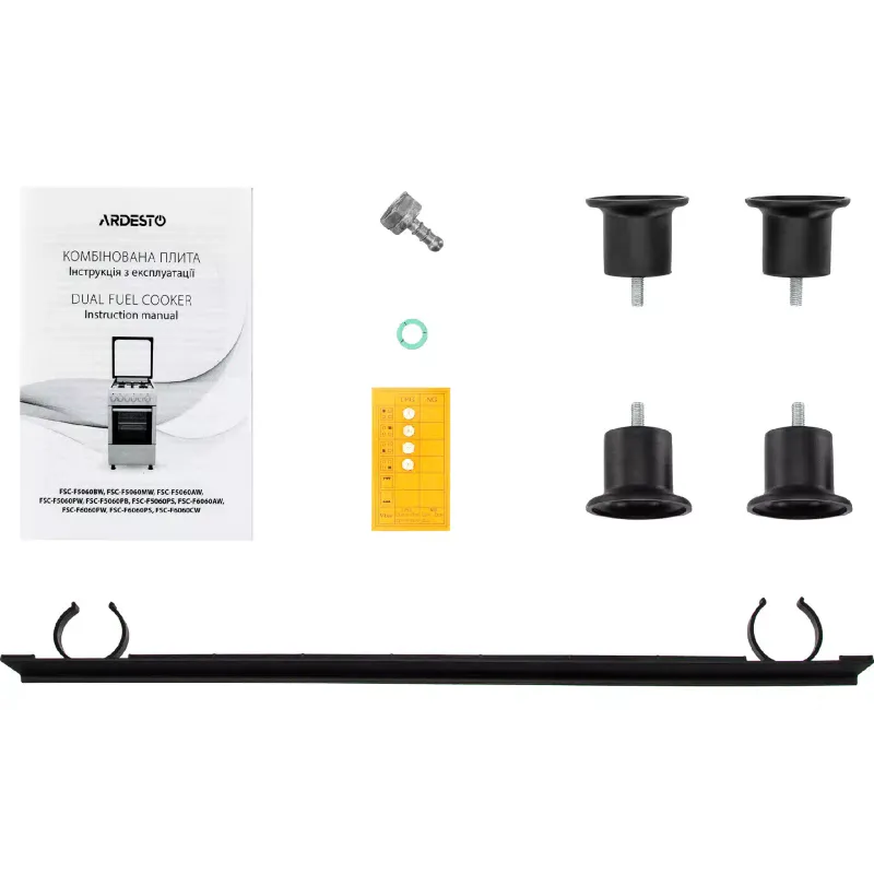 Комбинирана печка Ardesto, White (FSC-F5060MW)