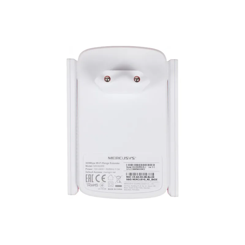 Ενισχυτής σήματος Wi-Fi Mercusys (MW300RE)
