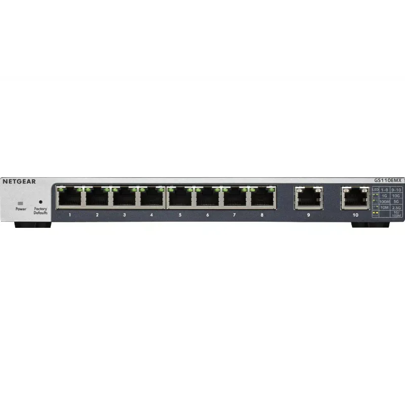 Комутатор Netgear  GS110EMX (GS110EMX-100PES)