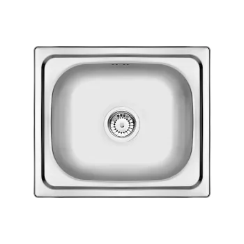 حوض المطبخ Deante Doppio, Stainless steel (ZEN_0103)