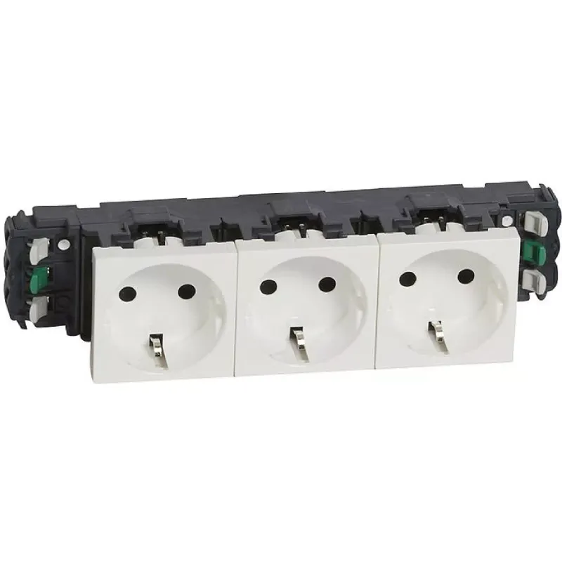 Bloco de soquete Legrand, White (077403)