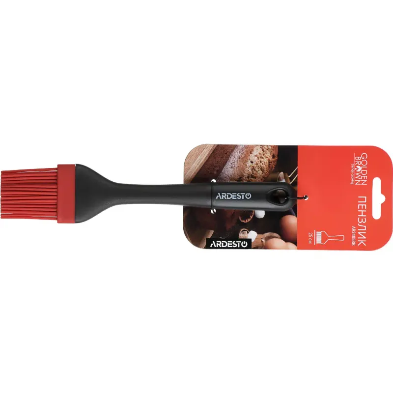 Cooking brush Ardesto Golden Brown, Black/Red (AR2405SB)