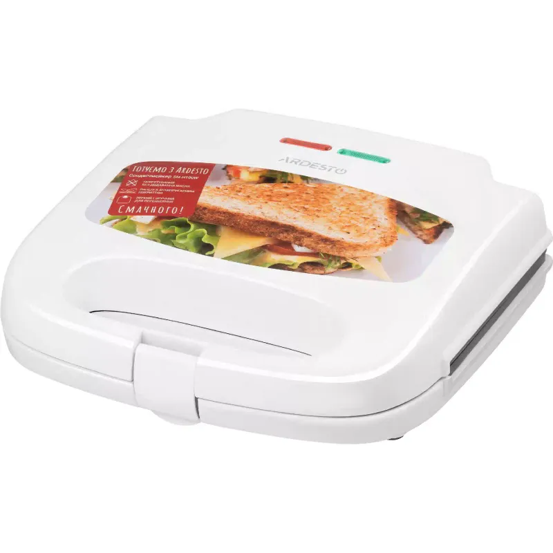 Sandwichmaker Ardesto, White (SM-H100W)