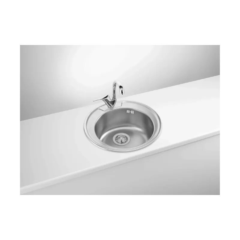 حوض المطبخ Deante Twist, Stainless steel (ZHC_0813)