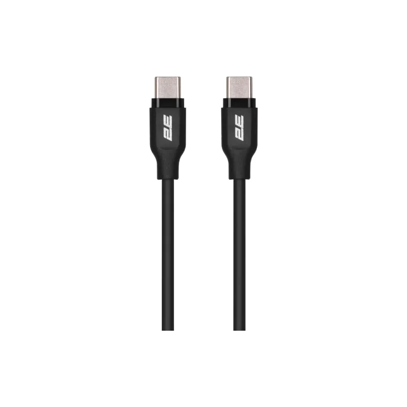 Cable de carga y sincronización 2E USB-C - USB-C, Black (2E-CCCC-BL)