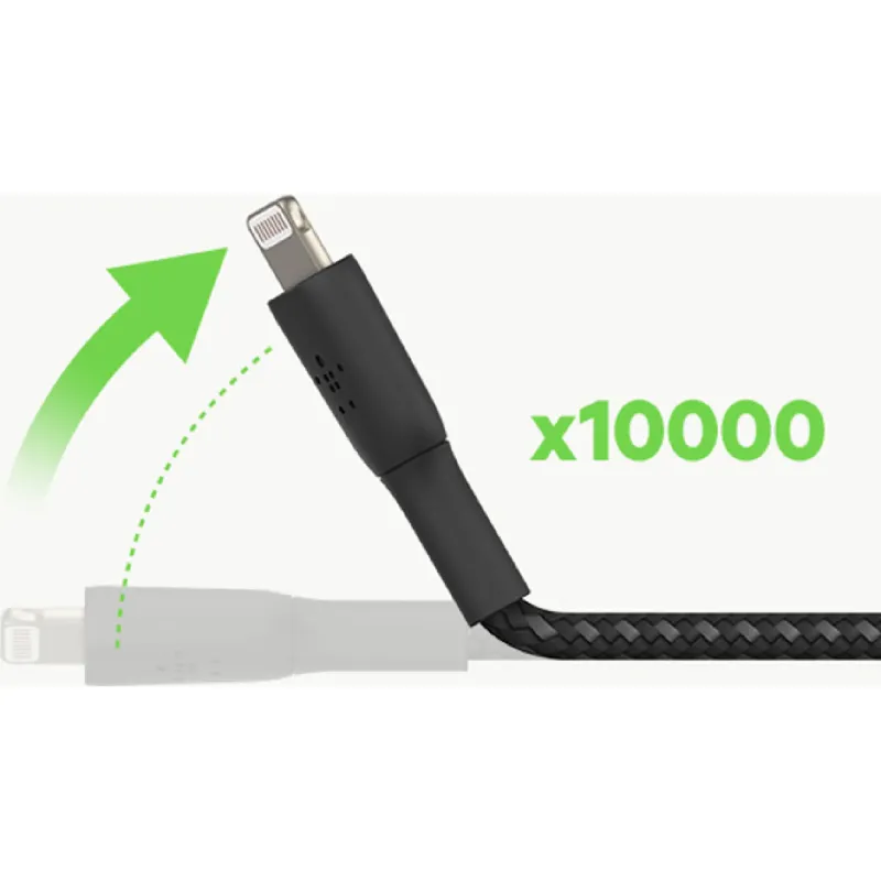 Charging and synchronization cable Belkin USB-C - Lightning (CAA004BT1MWH), White