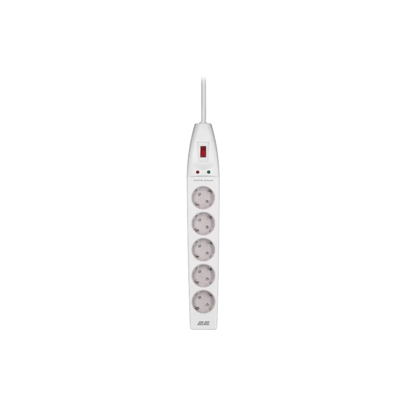 Мережевий подовжувач 2E (2E-SP515M5WH), White