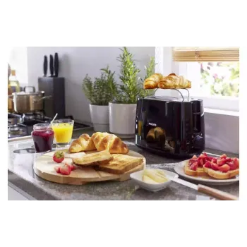 Tostadora Philips Daily Collection, Black (HD2582/90)