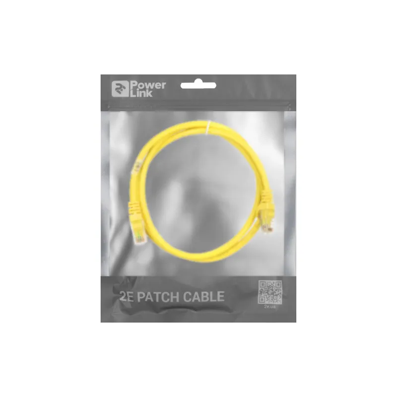 Patch cord 2E  Yellow (2E-PC6COP-100YLW)
