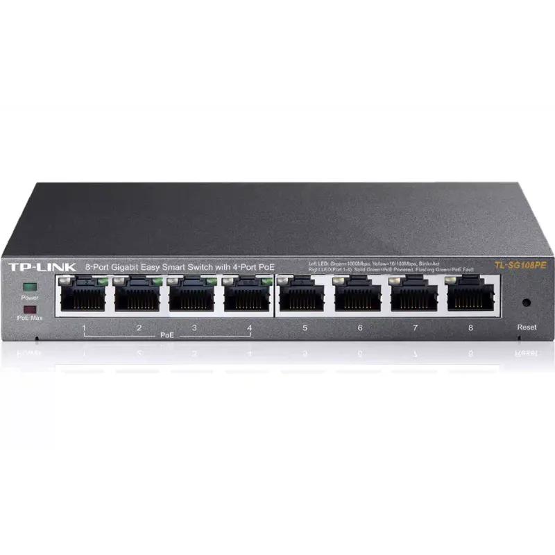 Превключвател TP-Link (TL-SG108PE)