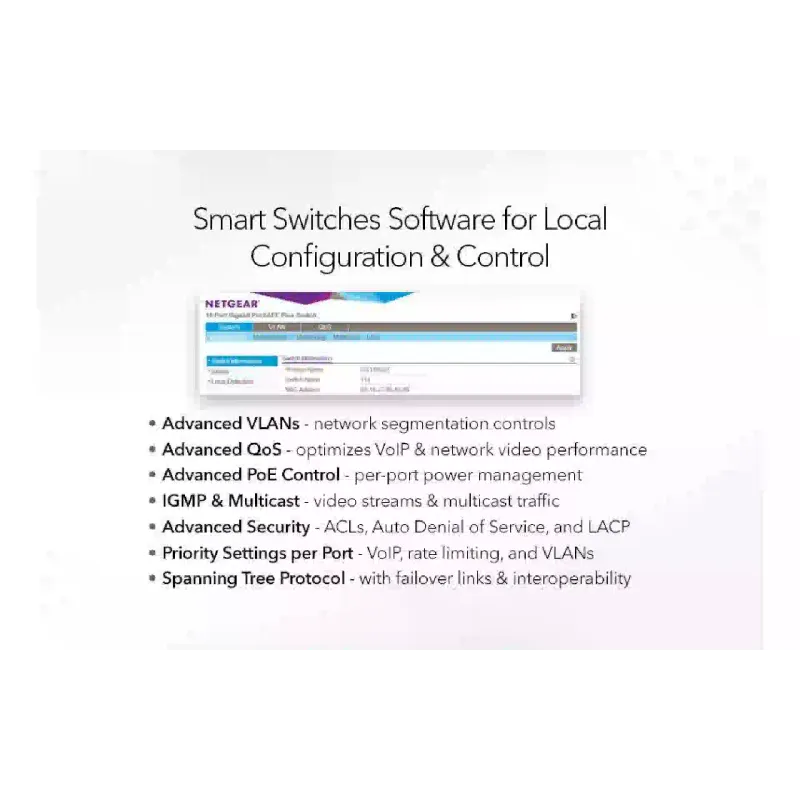 Kapcsoló Netgear (GS324T-100EUS)