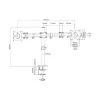 Кріплення для двох моніторів Digitus 15"-17"  (DA-90349)