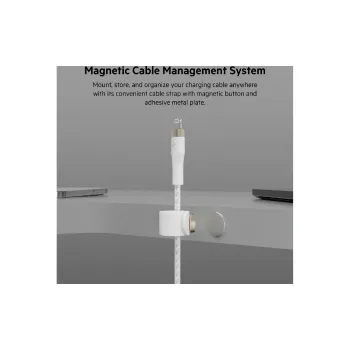 Cable de carga y sincronización Belkin USB-C - Lightning, White (CAA011BT1MWH)