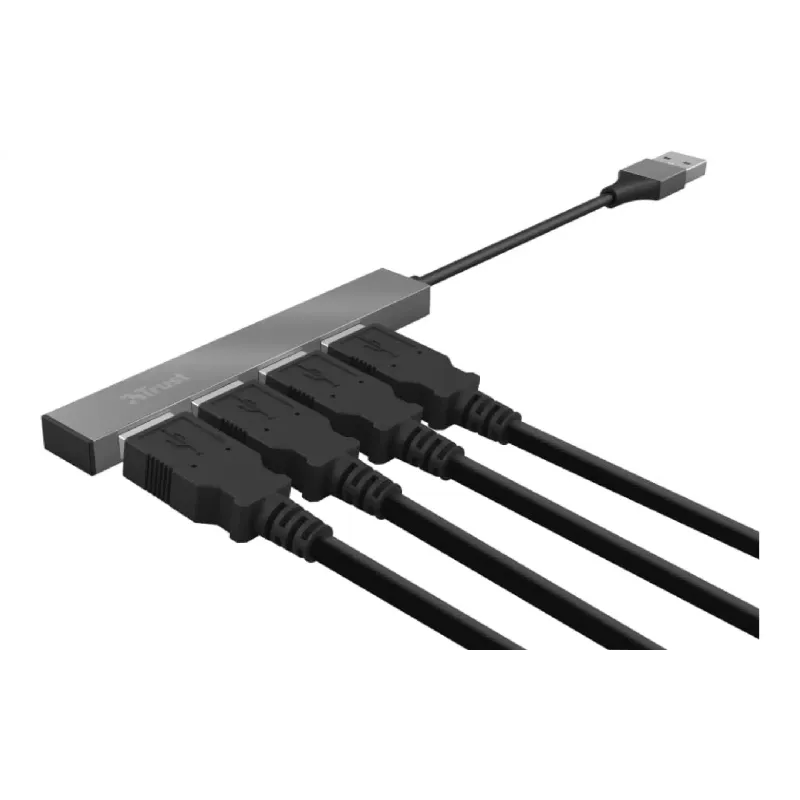 USB-хаб Trust USB-A - USB-A х4 (23786_TRUST), Gray