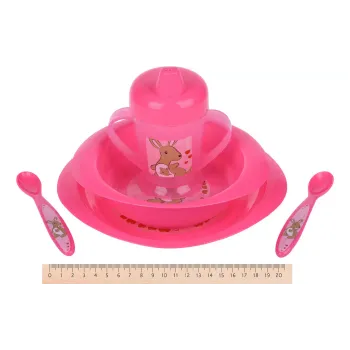 Komplet za hranjenje Nuvita (NV1495Pink)