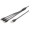 كابل Digitus, Black (AK-300160-010-S)