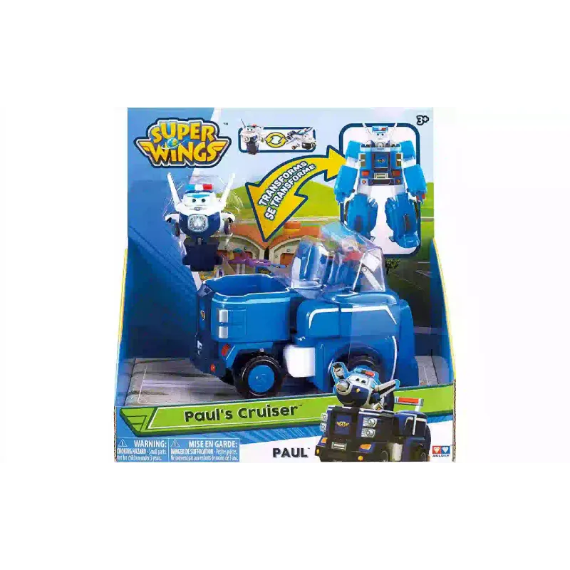 مجموعة اللعب Super Wings Transforming Vehicles Paul (EU720315)