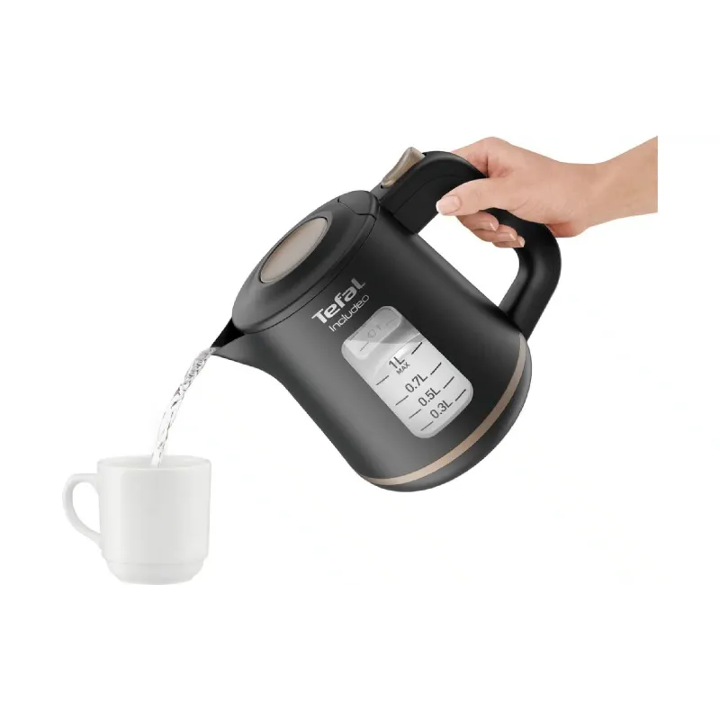 Chaleira elétrica Tefal, Black (KI533811)