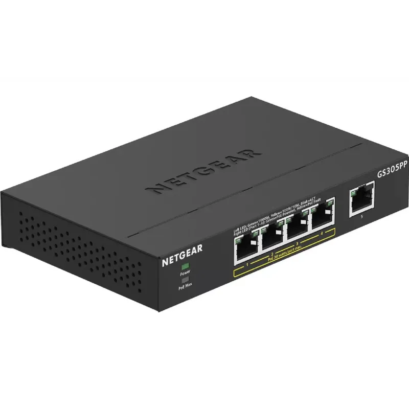 يُحوّل Netgear GS305PP (GS305PP-100PES)