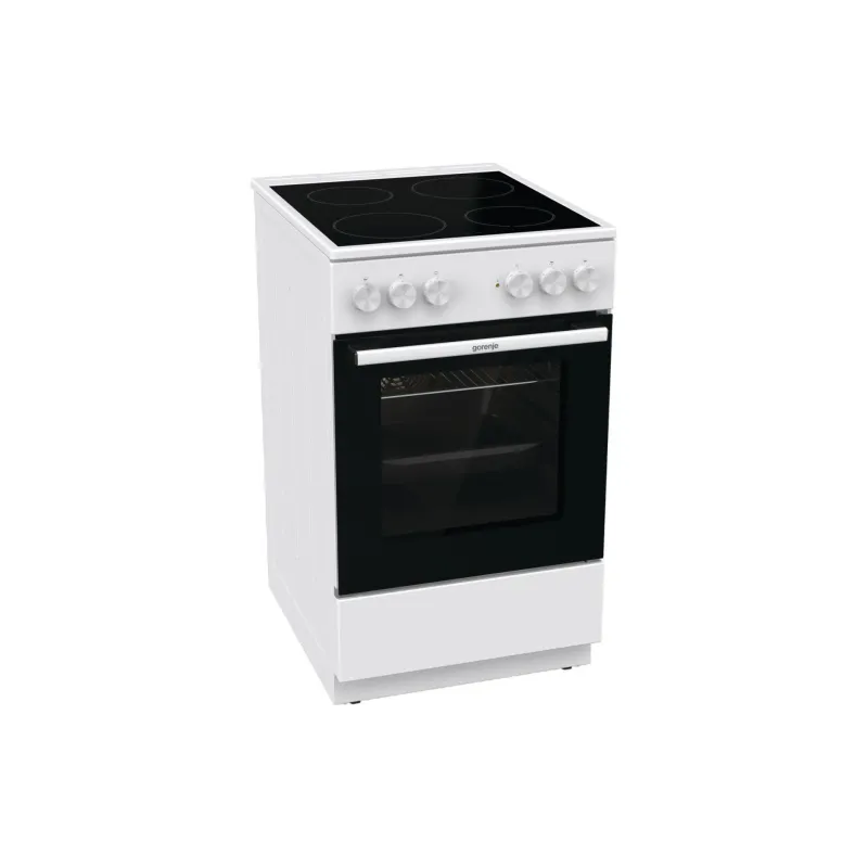 Плита склокерамічна Gorenje (GEC5A41WG), склокерамічна, 62 л, 50 х 60 см, White