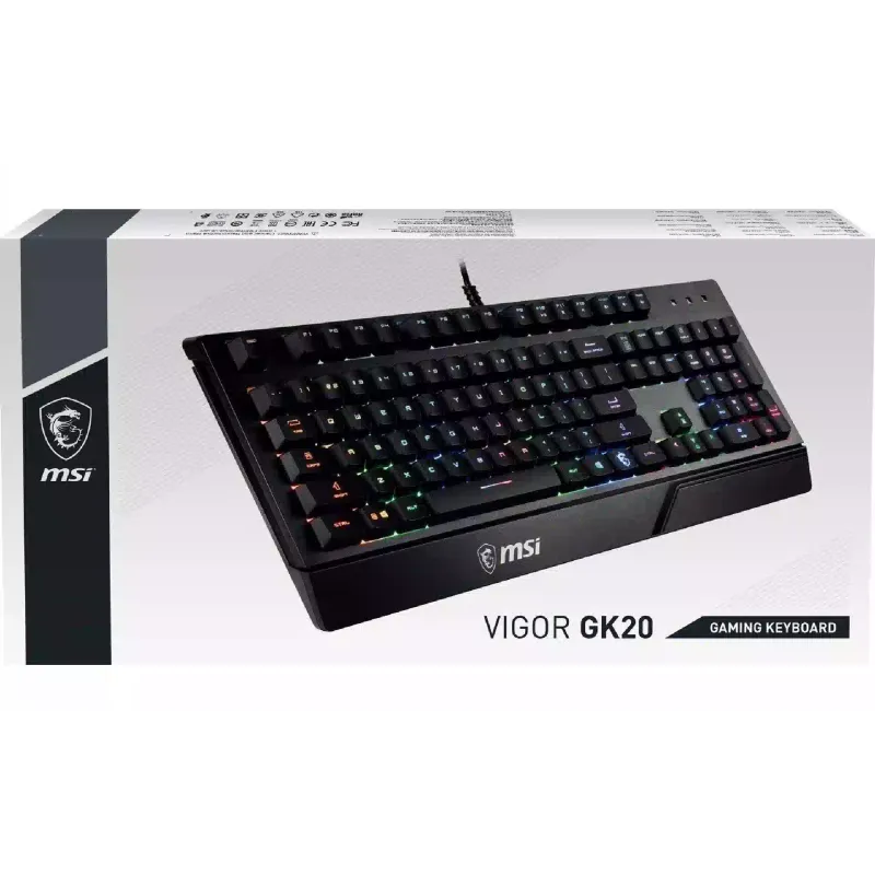لوحة مفاتيح غشائية MSI, Black (S11-04UA208-CL)