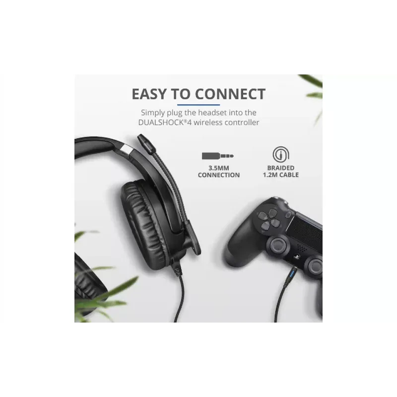 Fejhallgató Trust, Black (23530_TRUST)