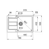 Кухненска мивка Franke 611-78 XL, Black (143.0621.335)