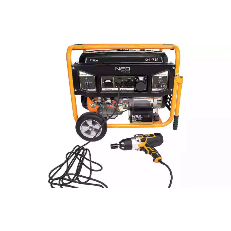 Генератор бензиновий Neo Tools (04-731), 6.5 кВт, 1 фаза, АВР, електростартер