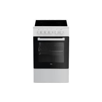 موقد سيراميك زجاجي Beko, White (FSS57000GW)