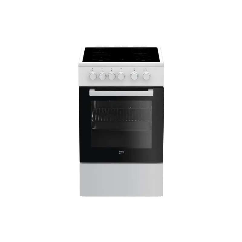 موقد سيراميك زجاجي Beko, White (FSS57000GW)