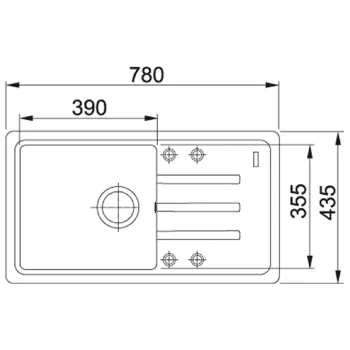 Νιπτήρας κουζίνας Franke BSG 611-78 (114.0375.041)