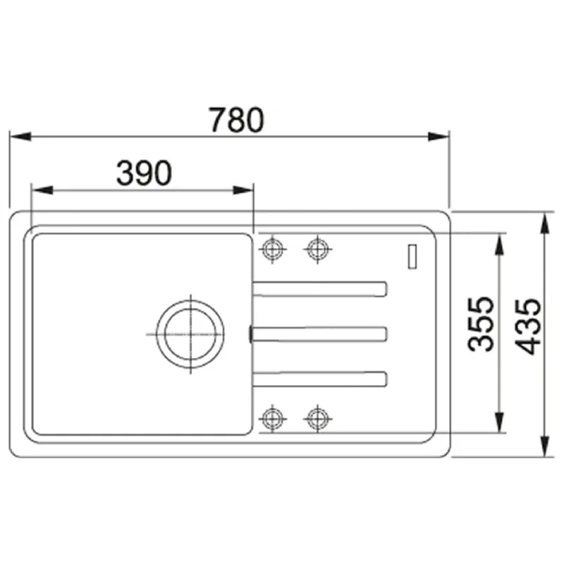 Küchenspüle Franke BSG 611-78 (114.0375.041)