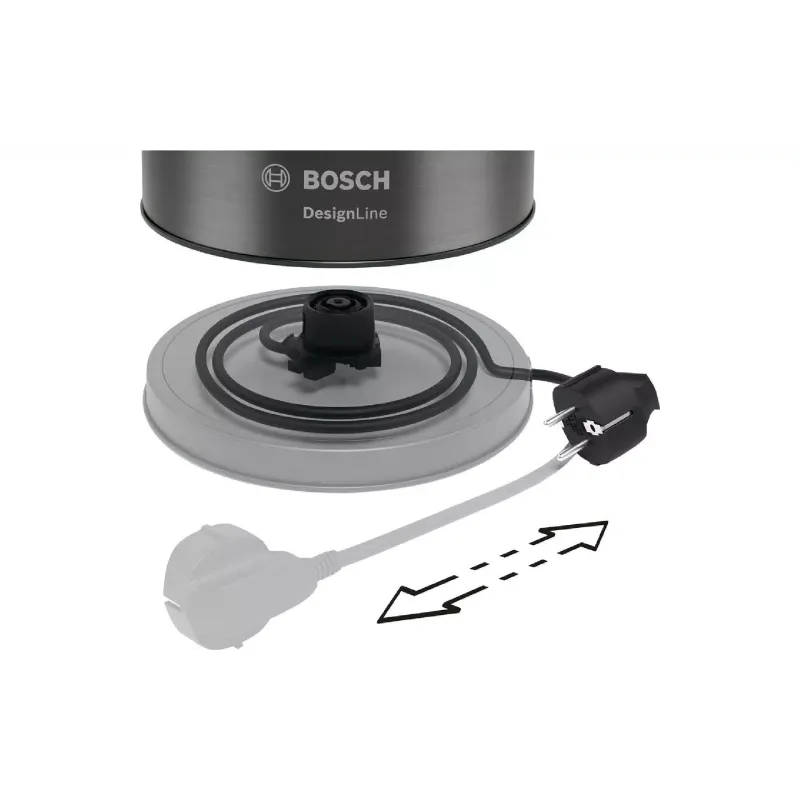 Elektromos vízforraló Bosch, Gray (TWK5P475)