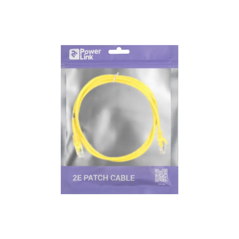 Patch cord 2E  Yellow (2E-PC5ECOP-120YLW)