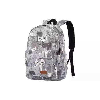 Hátizsák 2E TeensPack Cats, Gray (2E-BPT6114GC)