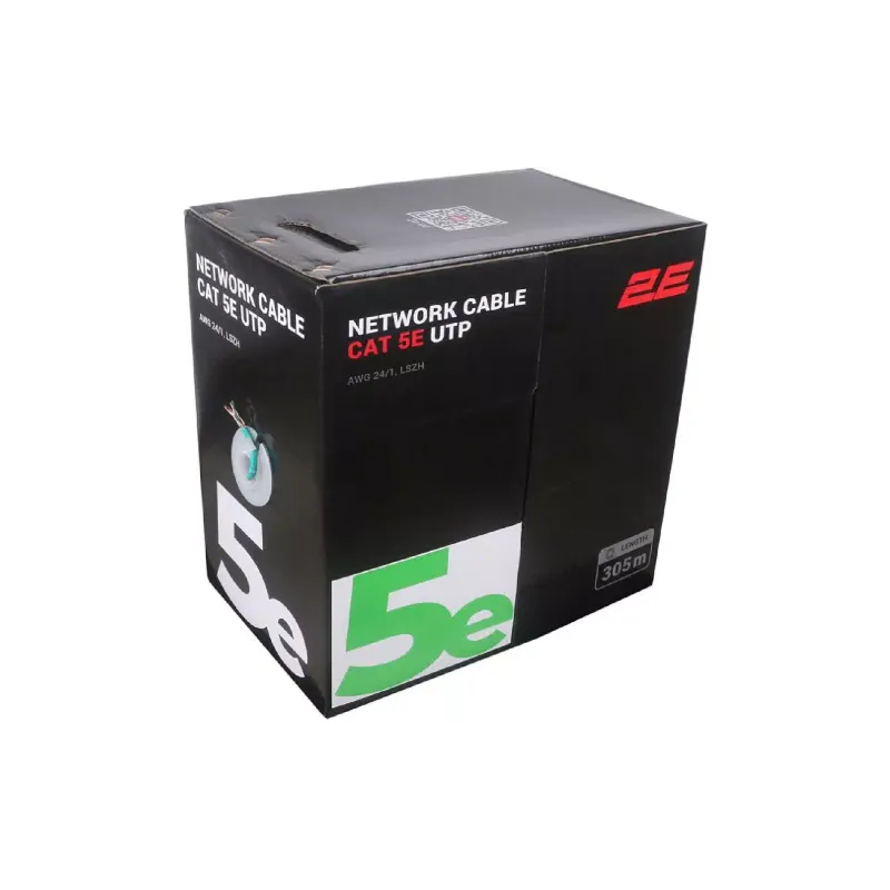 Kábel 2E, Green (2E-CBL5EUTP-LSZH-GRN)