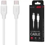 Кабел за зареждане и синхронизация 2E USB-C - USB-C, White (2E-CCCC-WH)
