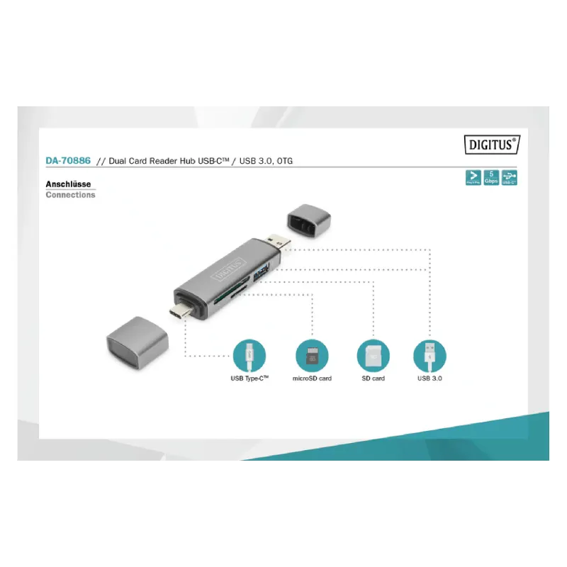Kártyaolvasó Digitus (DA-70886)