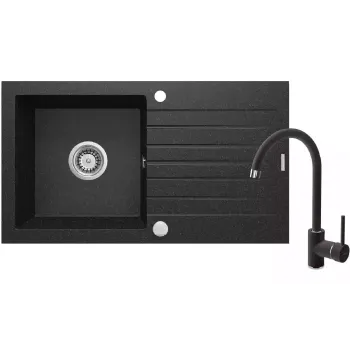 Fregadero de cocina + mezclador Deante (ZQZV2113)