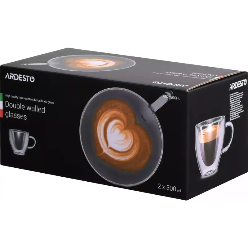 Taza Ardesto, Transparent (AR2630GHL)