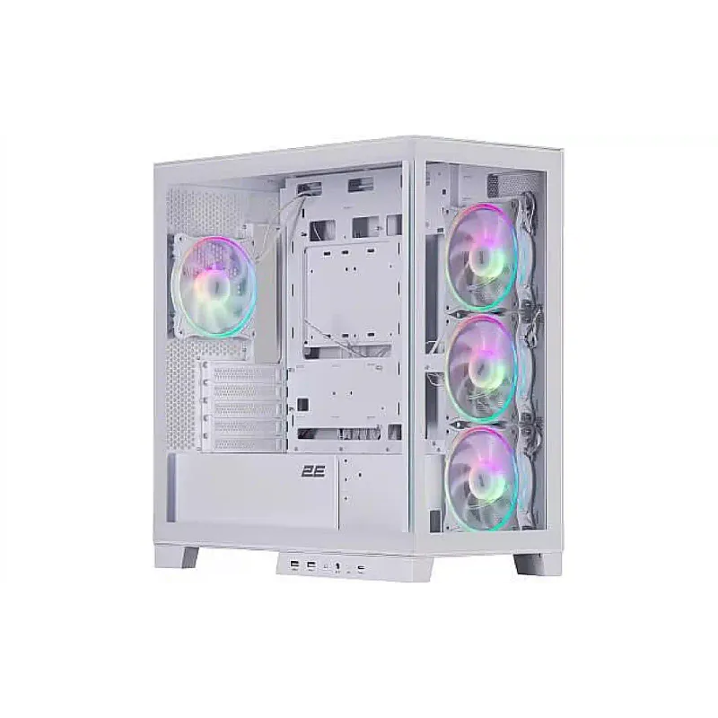 ohišje za računalnik 2E Fantom GK701W, White (2E-GK701W)