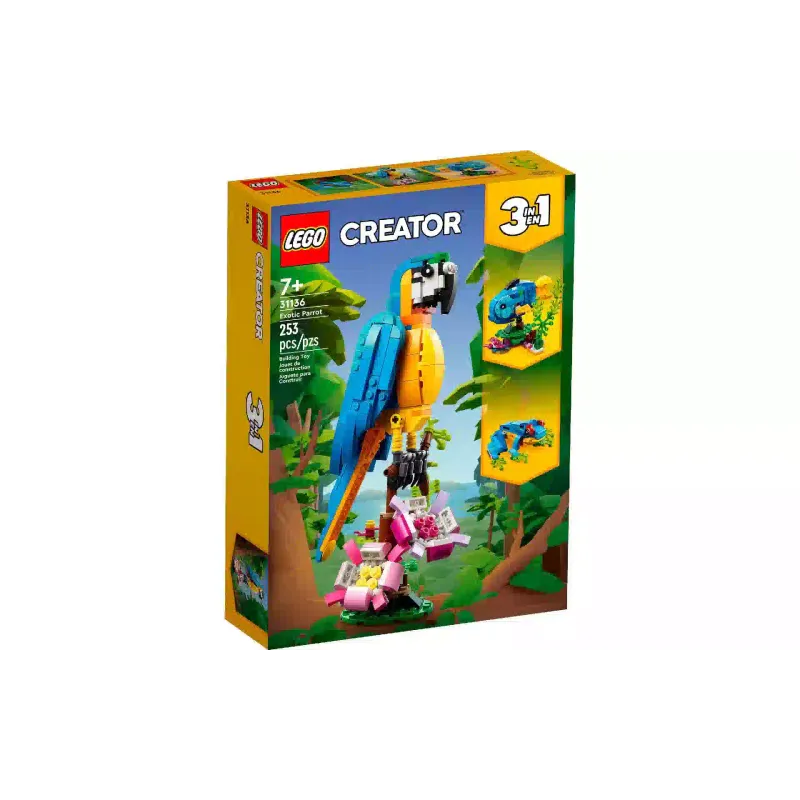 Konstruktor LEGO Creator 3-in-1 Exotic Parrot (31136)