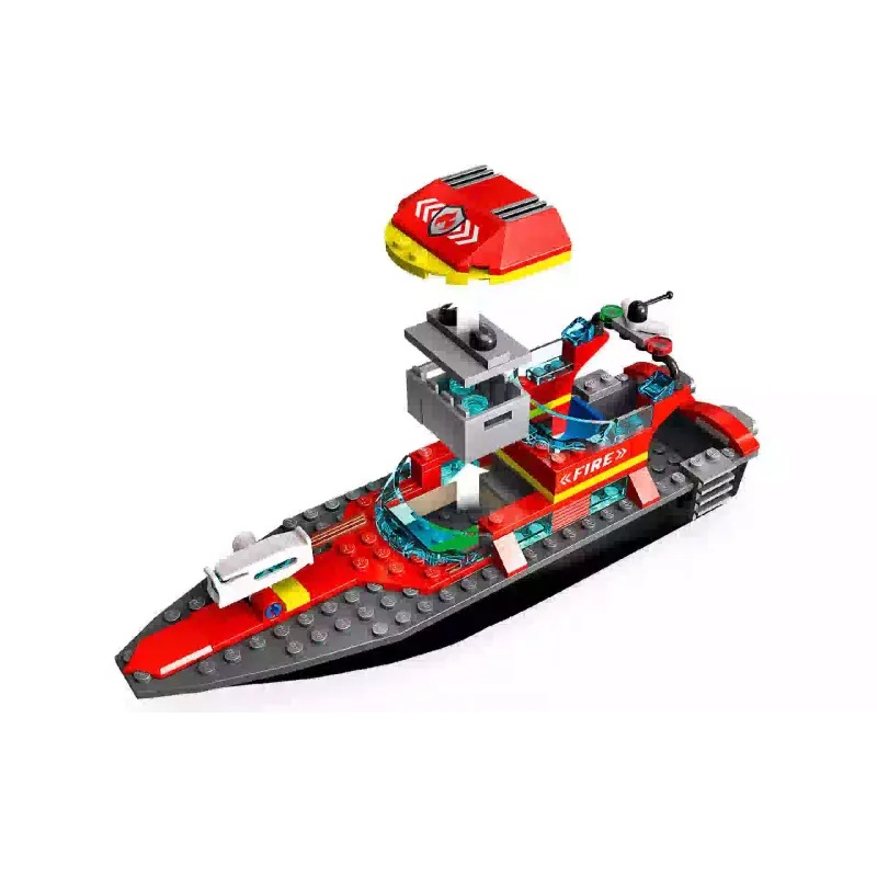 Konstruktőr LEGO City Fire Fire Rescue Boat (60373)