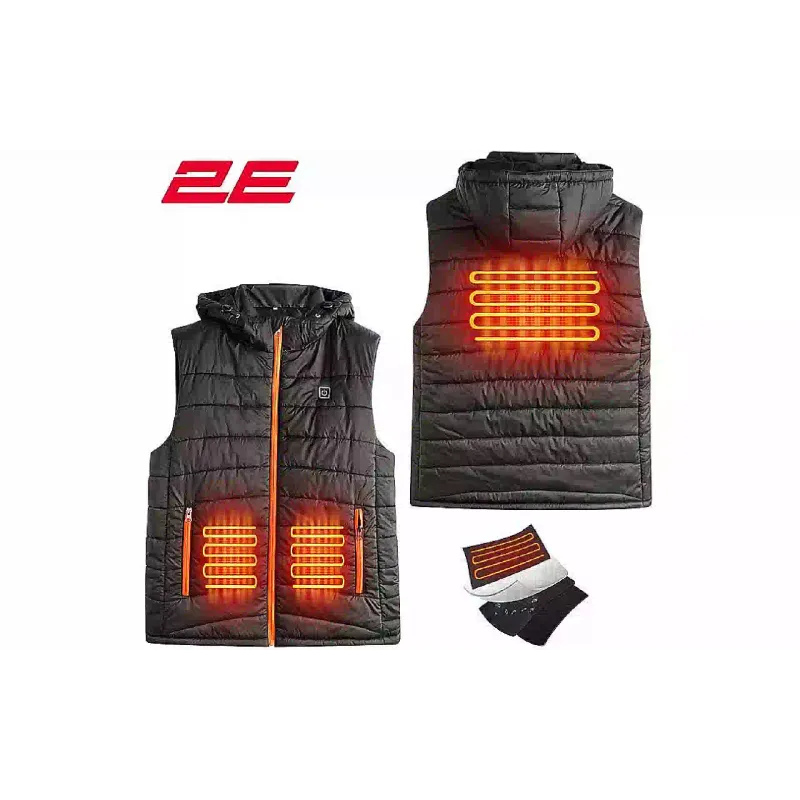 Colete aquecido 2E, Black (2E-HVHPPS-BK)