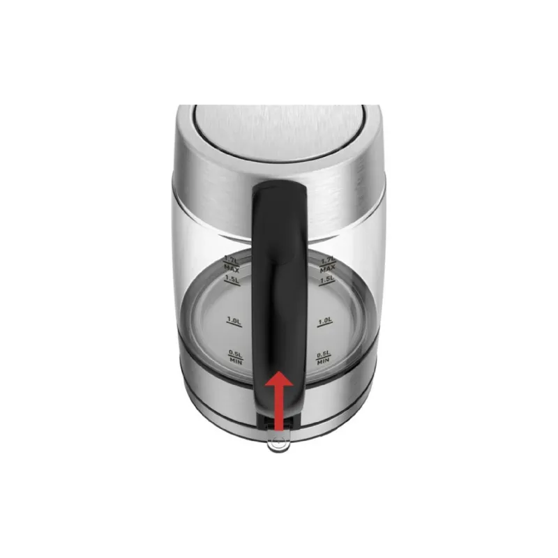 Chaleira elétrica Tefal, Silver/Black (KI772D38)