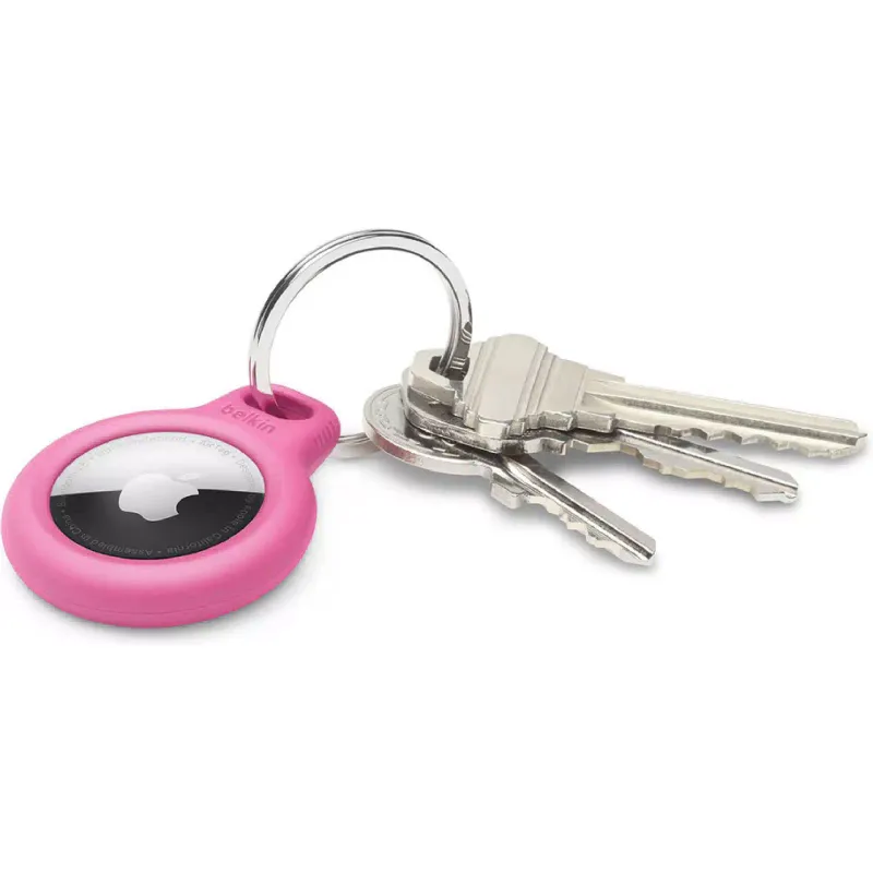 Titular Belkin Secure Holder with Key Ring AirTag, Pink (F8W973BTPNK)