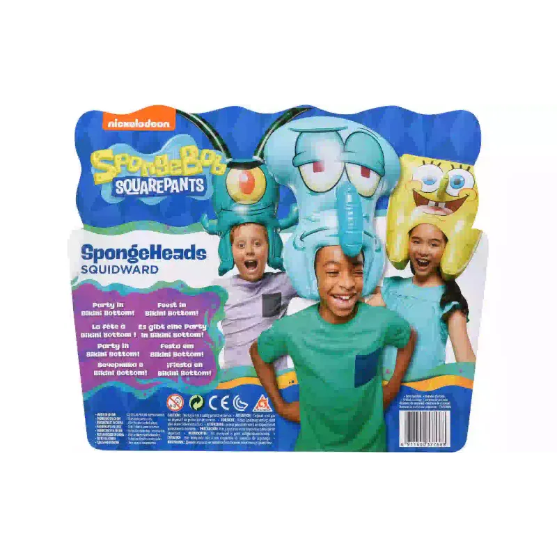 Іграшка-головний убір Sponge Bob SpongeHeads Squidward (EU690603)