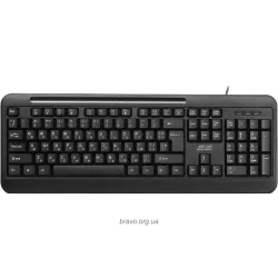 Мембранна клавиатура 2E KM1040, Black (2E-KM1040UB) Мембранна клавиатура 2E KM1040, Black (2E-KM1040UB)